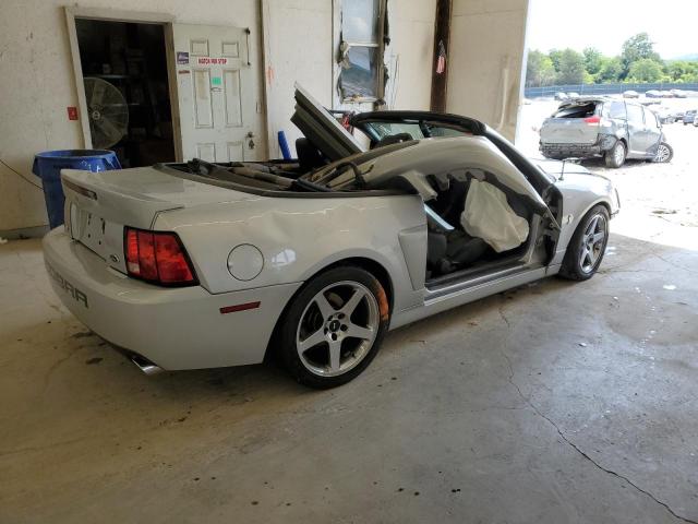 1FAFP49Y84F103200 - 2004 FORD MUSTANG COBRA SVT SILVER photo 3