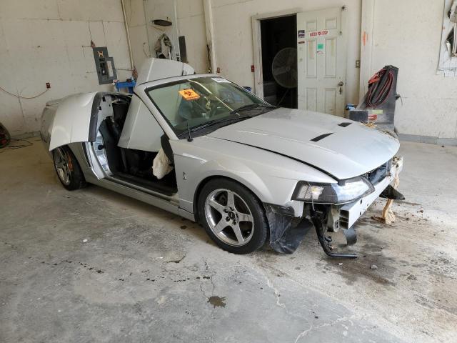 1FAFP49Y84F103200 - 2004 FORD MUSTANG COBRA SVT SILVER photo 4