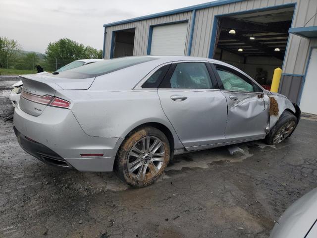 3LN6L2G98GR601213 - 2016 LINCOLN MKZ SILVER photo 3