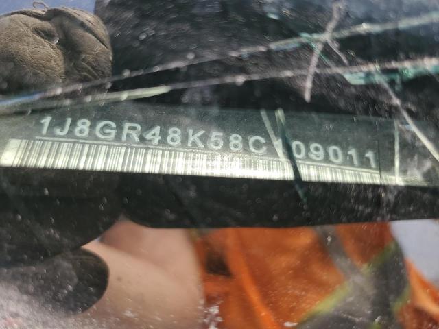 1J8GR48K58C109011 - 2008 JEEP GRAND CHER LAREDO SILVER photo 13