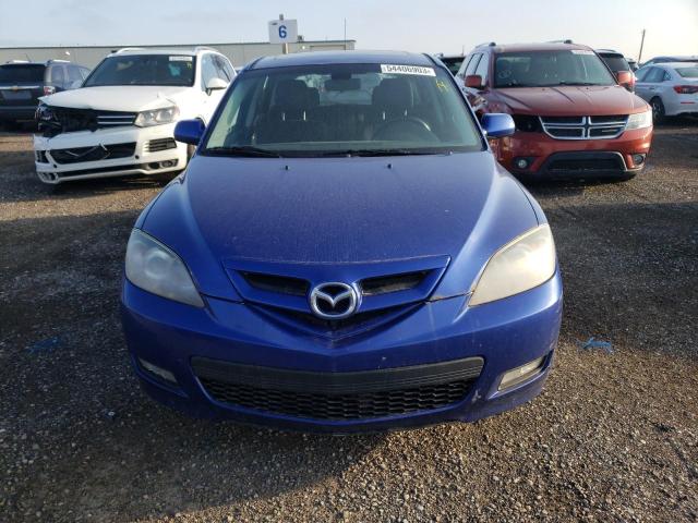 JM1BK343X71631559 - 2007 MAZDA 3 HATCHBACK BLUE photo 5