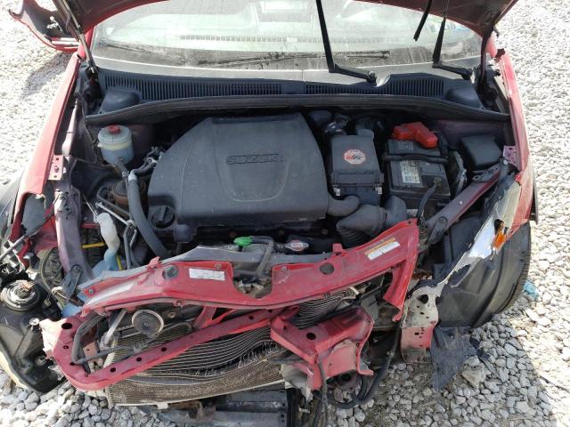 JS2YB5A37B6304337 - 2011 SUZUKI SX4 RED photo 11