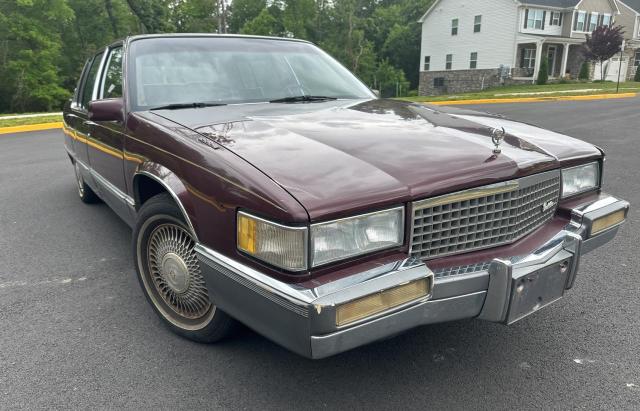 1G6CB533XL4253434 - 1990 CADILLAC FLEETWOOD BURGUNDY photo 1