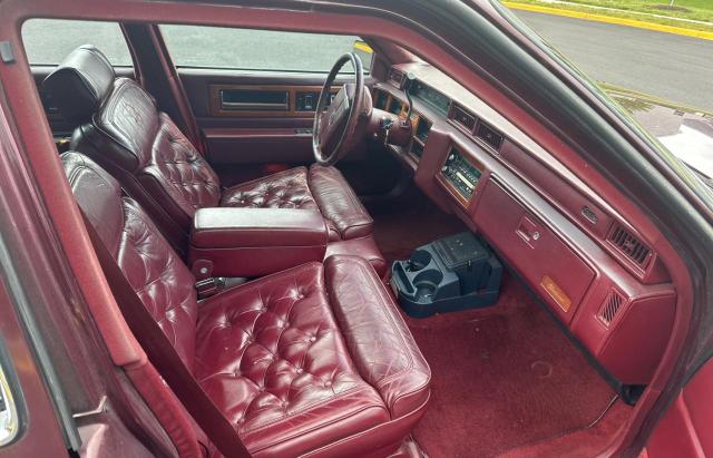 1G6CB533XL4253434 - 1990 CADILLAC FLEETWOOD BURGUNDY photo 5