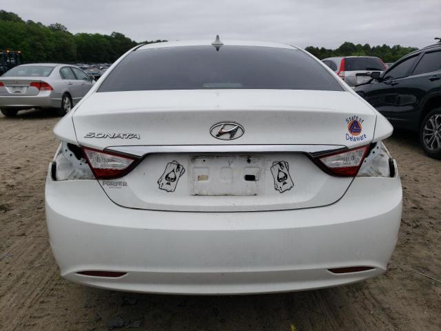 5NPEB4AC4CH500315 - 2012 HYUNDAI SONATA GLS WHITE photo 6