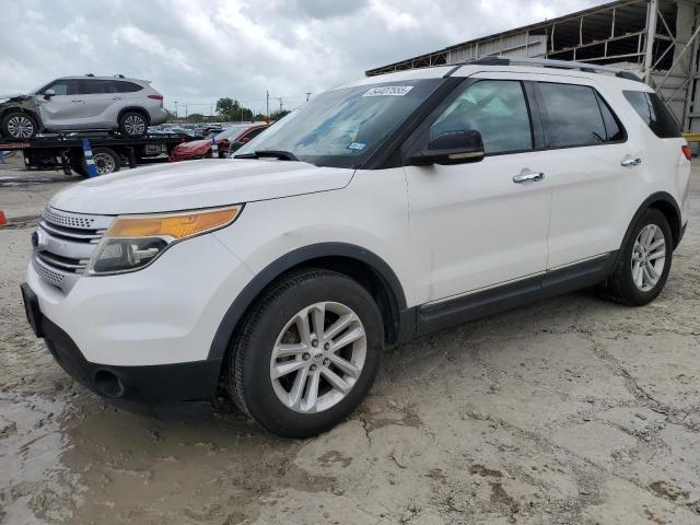 1FMHK7D87CGA43876 - 2012 FORD EXPLORER XLT WHITE photo 1