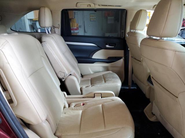 5TDJKRFH2GS331928 - 2016 TOYOTA HIGHLANDER XLE MAROON photo 11