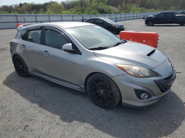 JM1BL1K43B1365422 - 2011 MAZDA SPEED 3 GRAY photo 4
