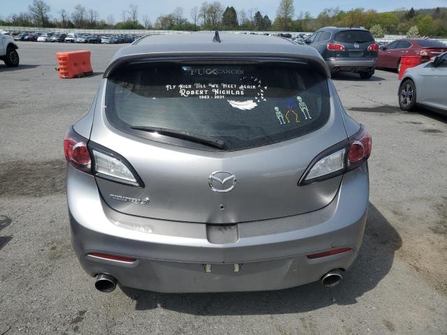 JM1BL1K43B1365422 - 2011 MAZDA SPEED 3 GRAY photo 6