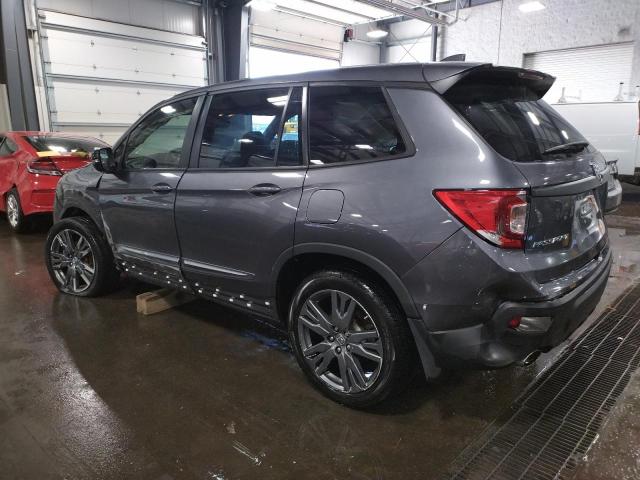 5FNYF8H5XMB021767 - 2021 HONDA PASSPORT EXL GRAY photo 2