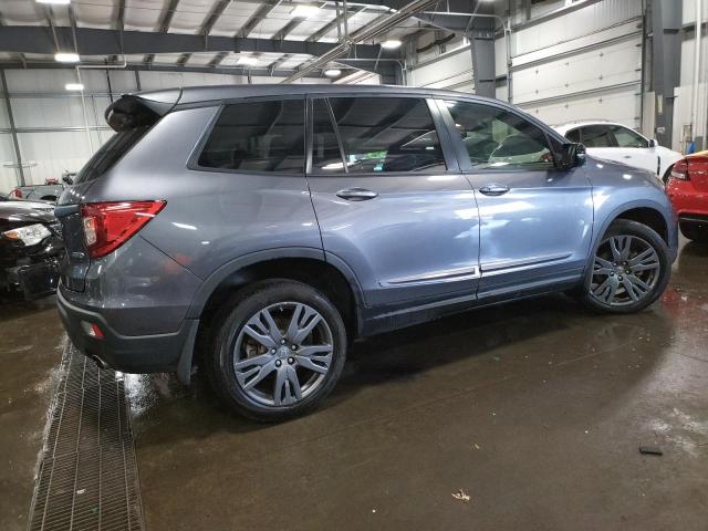 5FNYF8H5XMB021767 - 2021 HONDA PASSPORT EXL GRAY photo 3