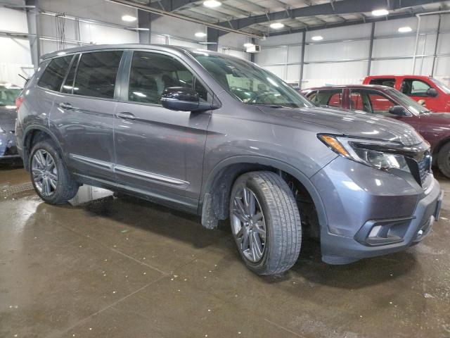 5FNYF8H5XMB021767 - 2021 HONDA PASSPORT EXL GRAY photo 4