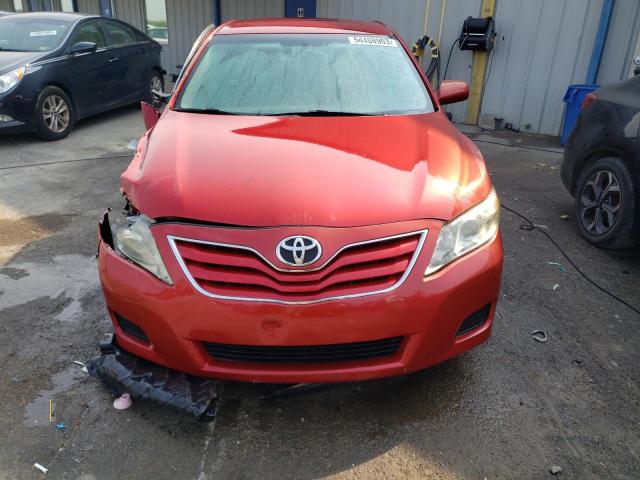 4T4BF3EK2BR179822 - 2011 TOYOTA CAMRY BASE RED photo 5