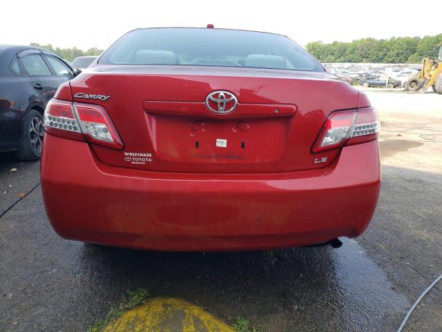 4T4BF3EK2BR179822 - 2011 TOYOTA CAMRY BASE RED photo 6