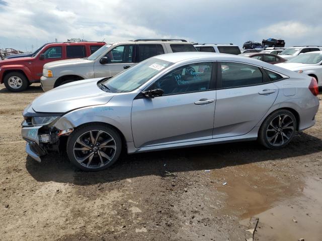 2HGFC2F8XMH559813 - 2021 HONDA CIVIC SPORT 银色 照片 1