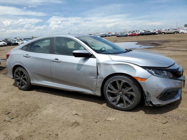 2HGFC2F8XMH559813 - 2021 HONDA CIVIC SPORT 银色 照片 4