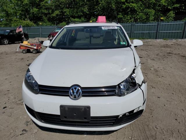 3VWPL7AJ8EM610512 - 2014 VOLKSWAGEN JETTA TDI WHITE photo 5