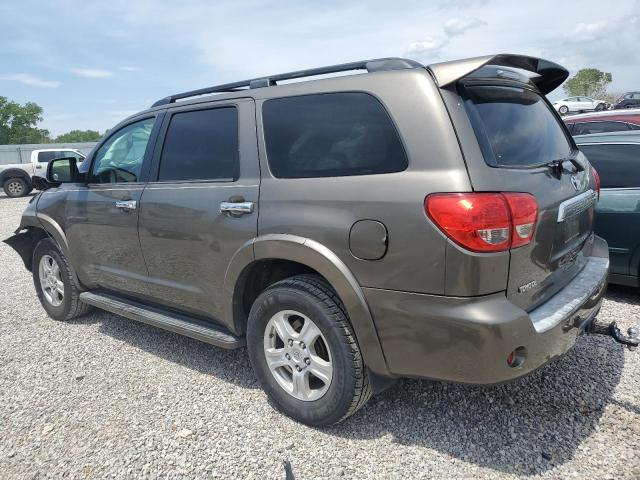 5TDZY68A18S000078 - 2008 TOYOTA SEQUOIA LIMITED GRAY photo 2