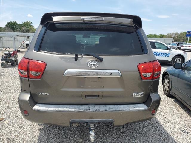 5TDZY68A18S000078 - 2008 TOYOTA SEQUOIA LIMITED GRAY photo 6