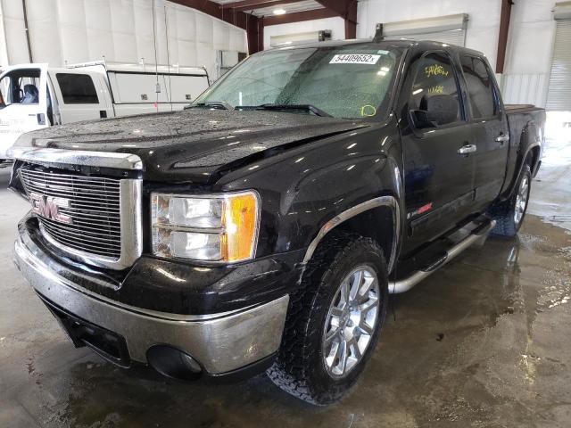 3GTEK13Y18G112899 - 2008 GMC SIERRA K1500 BLACK photo 2