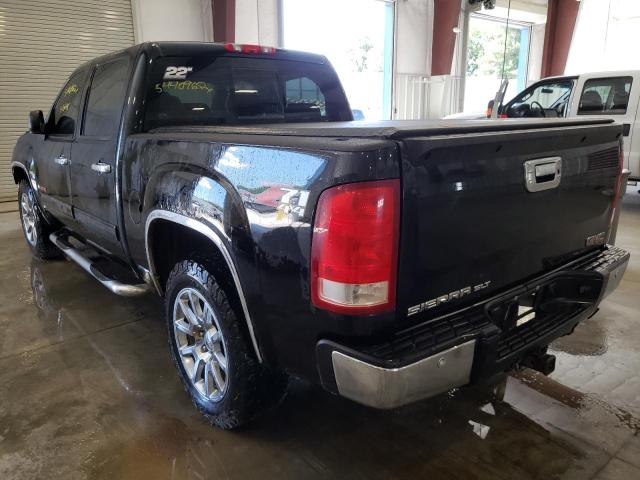 3GTEK13Y18G112899 - 2008 GMC SIERRA K1500 BLACK photo 3