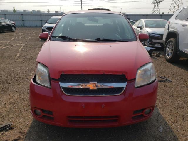 KL1TD56657B042504 - 2007 CHEVROLET AVEO BASE RED photo 5