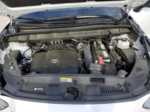 5TDGZRAH5NS544477 - 2022 TOYOTA HIGHLANDER XLE WHITE photo 12