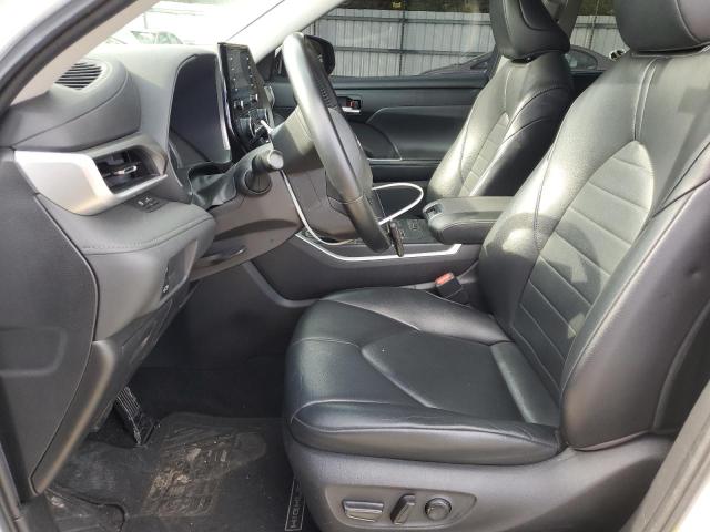 5TDGZRAH5NS544477 - 2022 TOYOTA HIGHLANDER XLE WHITE photo 7