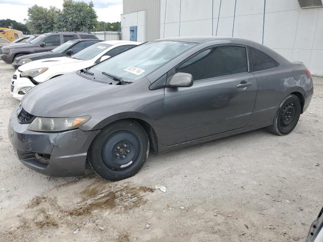 2HGFG11639H527846 - 2009 HONDA CIVIC LX GRAY photo 1