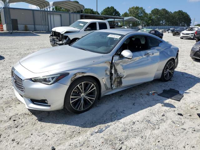 JN1CV7EK4JM200474 - 2018 INFINITI Q60 PURE SILVER photo 1