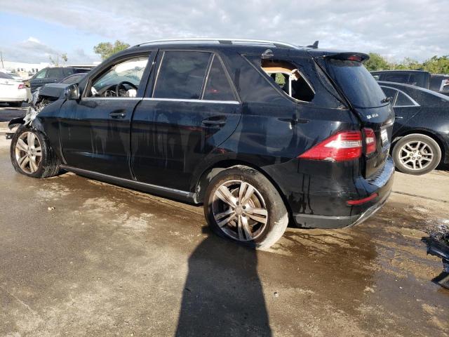 4JGDA5HB7FA568973 - 2015 MERCEDES-BENZ ML 350 4MATIC BLACK photo 2