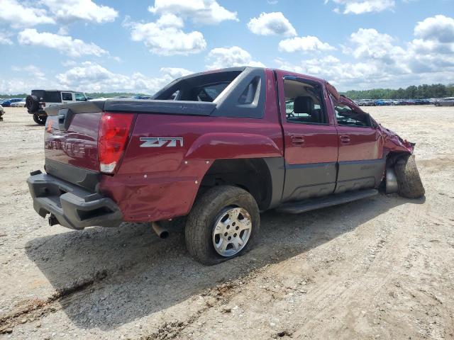 3GNEK12T84G194847 - 2004 CHEVROLET AVALANCHE K1500 BURGUNDY photo 3