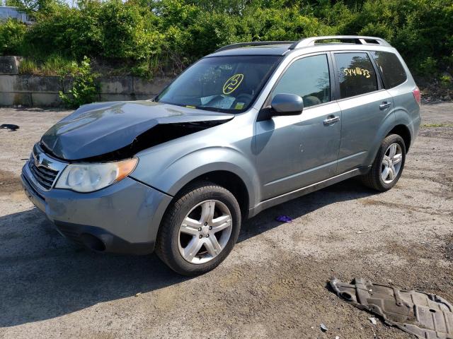 JF2SH6CC5AH915604 - 2010 SUBARU FORESTER 2.5X PREMIUM GRAY photo 1