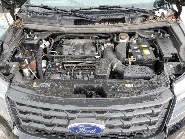 1FM5K8AR3HGC57938 - 2017 FORD EXPLORER POLICE INTERCEPTOR BLACK photo 12