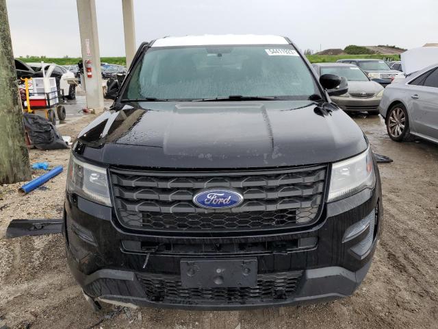 1FM5K8AR3HGC57938 - 2017 FORD EXPLORER POLICE INTERCEPTOR BLACK photo 5
