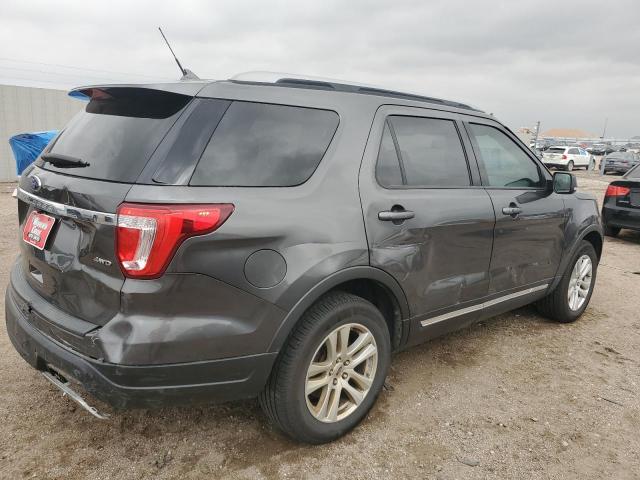 1FM5K8D88KGB07883 - 2019 FORD EXPLORER XLT ნაცრისფერი ფოტო 3