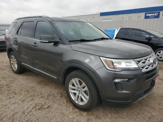 1FM5K8D88KGB07883 - 2019 FORD EXPLORER XLT ნაცრისფერი ფოტო 4