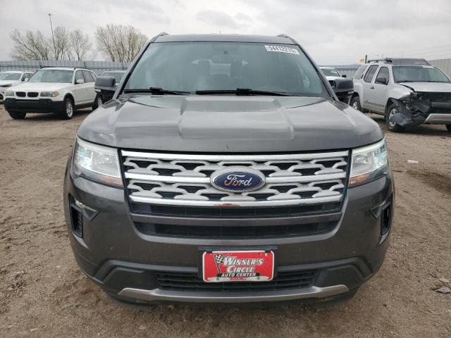 1FM5K8D88KGB07883 - 2019 FORD EXPLORER XLT ნაცრისფერი ფოტო 5
