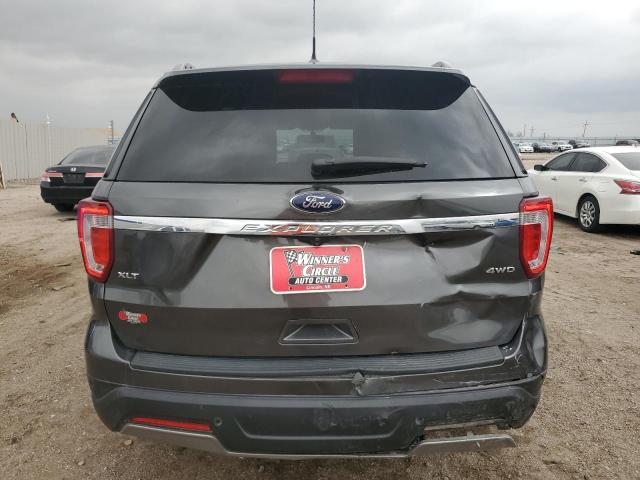 1FM5K8D88KGB07883 - 2019 FORD EXPLORER XLT ნაცრისფერი ფოტო 6