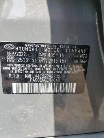 KMHL44J22PA273238 - 2023 HYUNDAI SONATA SEL PLUS GRAY photo 12