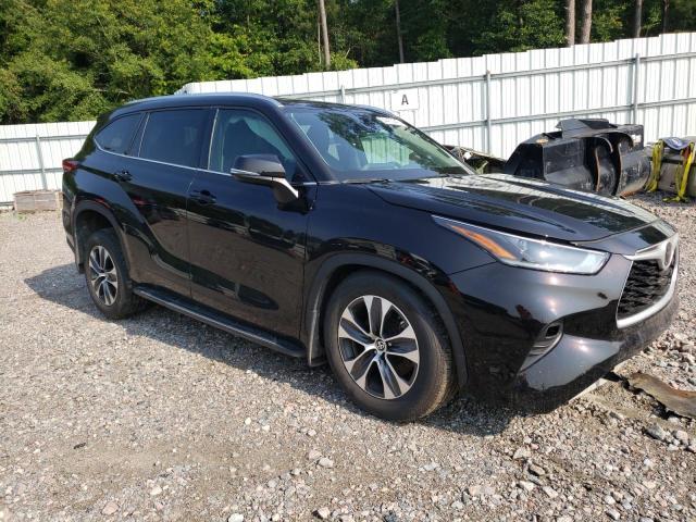 5TDGZRAH5MS079519 - 2021 TOYOTA HIGHLANDER XLE Սև լուսանկար 4