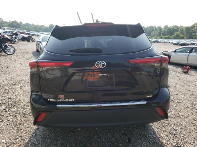 5TDGZRAH5MS079519 - 2021 TOYOTA HIGHLANDER XLE Սև լուսանկար 6