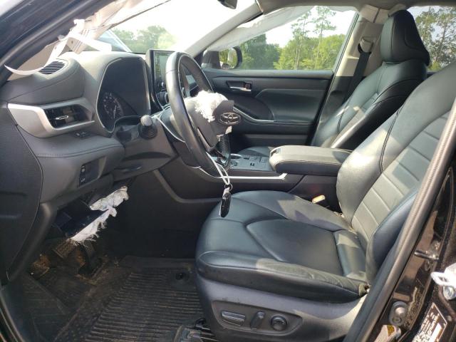 5TDGZRAH5MS079519 - 2021 TOYOTA HIGHLANDER XLE Սև լուսանկար 7