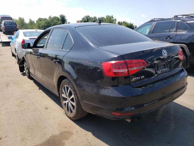 3VWD17AJ5FM350788 - 2015 VOLKSWAGEN JETTA SE BLACK photo 3