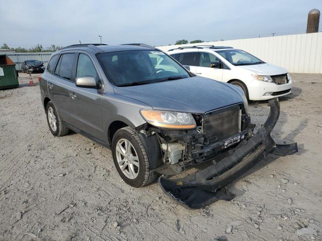 5XYZK4AG2BG047967 - 2011 HYUNDAI SANTA FE LIMITED GRAY photo 4