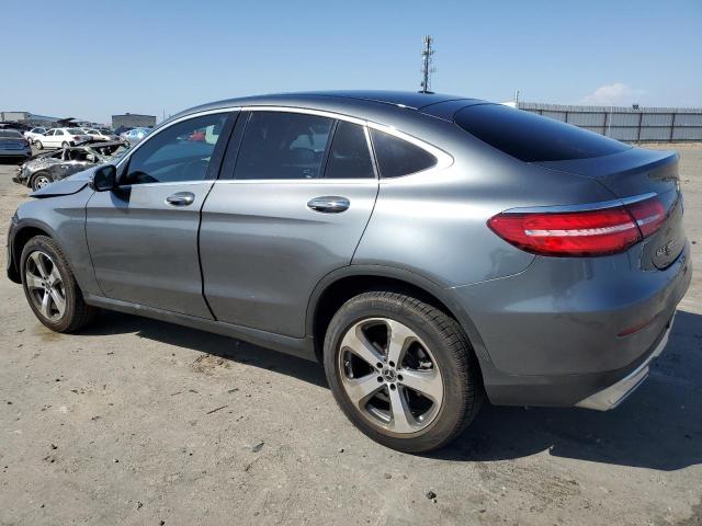 WDC0J4KB6JF348347 - 2018 MERCEDES-BENZ GLC COUPE 300 4MATIC GRAY photo 2