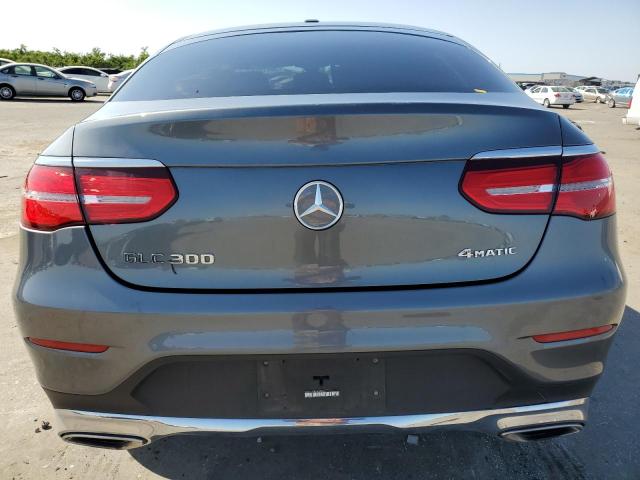 WDC0J4KB6JF348347 - 2018 MERCEDES-BENZ GLC COUPE 300 4MATIC GRAY photo 6