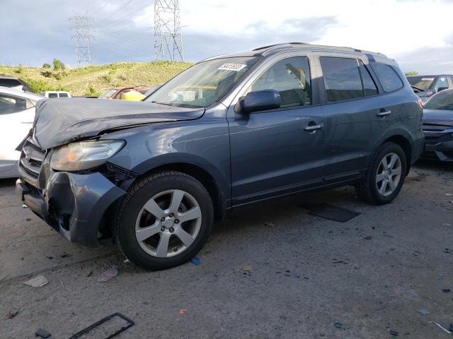 5NMSH73E37H042013 - 2007 HYUNDAI SANTA FE SE BLUE photo 1