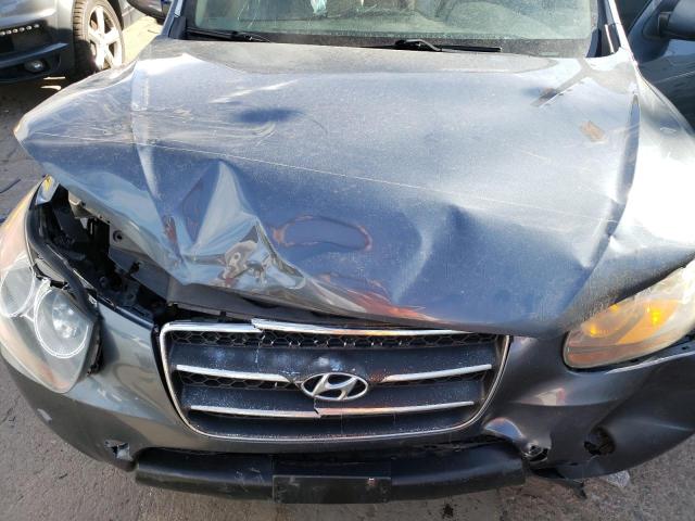 5NMSH73E37H042013 - 2007 HYUNDAI SANTA FE SE BLUE photo 12