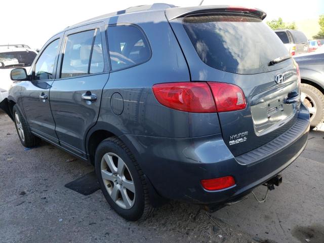 5NMSH73E37H042013 - 2007 HYUNDAI SANTA FE SE BLUE photo 2